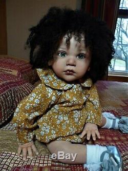 Reborn Art Doll MATTIA Biracial Toddler Sold Out, L. E, COA