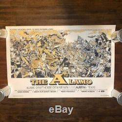 Remember the Alamo by Tyler Stout Rare Sold out Mondo print signed & numbered