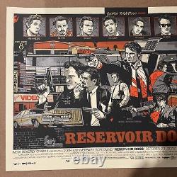 Reservoir dogs by Tyler Stout Signed Regular AP Rare Sold out Mondo print /55