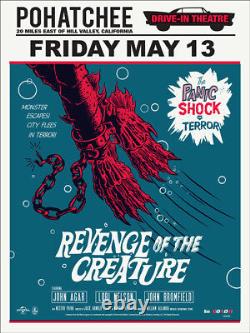Revenge of the creature by Breath morning Variant Rare Sold out Mondo print