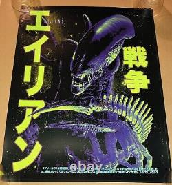 Rucking Fotten Aliens Screen Print Limited Edition 100 SOLD OUT Spoke Art RARE