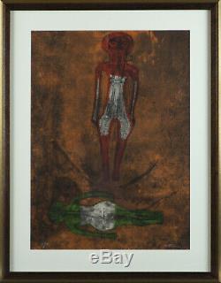 Rufino Tamayo Two Figures Dos Figuras de la Serie Sold Out, Signed Limited Ed