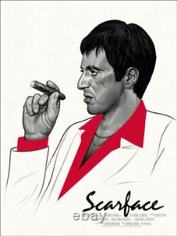 SCARFACE by MIKE MITCHELL MONDO Print #222/375 Movie Poster RARE SOLD OUT Ltd Ed