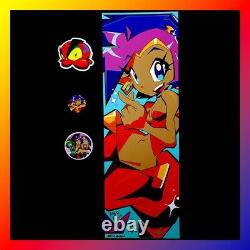 SDCC 2024 SHANTAE Signed ART PRINT Erin MATT BOZON Button STICKER Set SOLD OUT