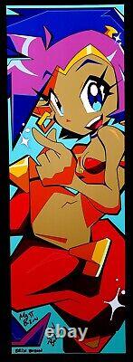 SDCC 2024 SHANTAE Signed ART PRINT Erin MATT BOZON Button STICKER Set SOLD OUT