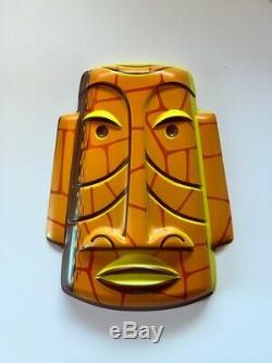SHAG Sold Out! THE CRAG Rare Huge TIKI WALL MASK Art Painting LIMITED EDITION