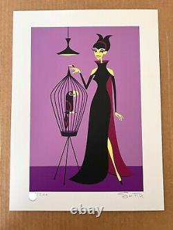 SHAG THE SPINSTRESS Art Screen Print xx/200 NUMBERED SIGNED SOLD OUT Villainess
