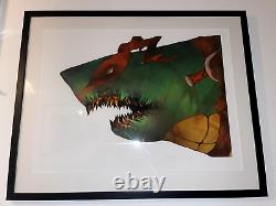 SHARK TOOF FRAMED PRINT. Une Raphael 16/50 hand signed SOLD OUT