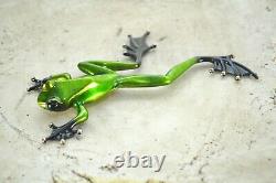 SHOW FROG OF MAKING TRACKS Bronze Frog By the Frogman Tim Cotterill SOLD OUT