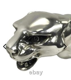 SOLD OUT $1595 Ralph Lauren 20 Saunders Panther Silver Statue Figure Spain