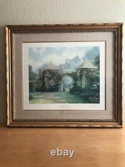 SOLD OUT 1990 THOMAS KINKADE, Entrance to the Manor House 13/50 A/P Print