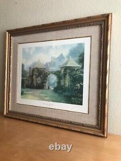 SOLD OUT 1990 THOMAS KINKADE, Entrance to the Manor House 13/50 A/P Print