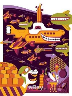 SOLD OUT! BEATLES YELLOW SUBMARINE TOM WHALEN FOLIO 5 PRINTS 18x24 Ed of 797