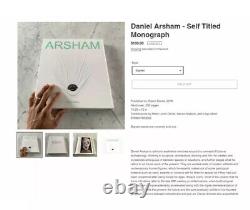 SOLD OUT Daniel Arsham Signed Self Titled Monograph Hardcover Bookj