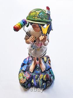 SOLD OUT Roamcouch Bomber Boy Hand Embellished Edition of 10 Sculpture