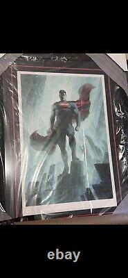 SOLD OUT Sideshow Superman Original Framed Art Print Signed & Numbered