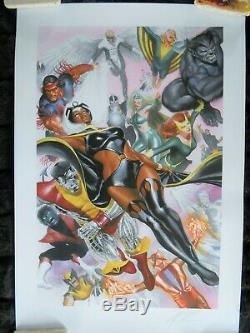 SOLD OUT Sideshow UNCANNY X-MEN 16 X 24 Alex Ross # 160 of 200 UNFRAMED