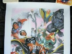SOLD OUT Sideshow UNCANNY X-MEN 16 X 24 Alex Ross # 160 of 200 UNFRAMED