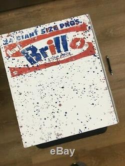 SOLD OUT White BRILLO Box by Madsaki SIGNED! #38/500 with COA. Murakami warhol