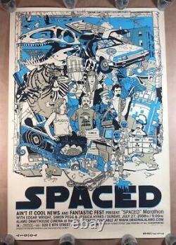 SPACED by TYLER STOUT RARE MONDO ART PRINT SIGNED & NUMBERED 1 of 350 SOLD OUT