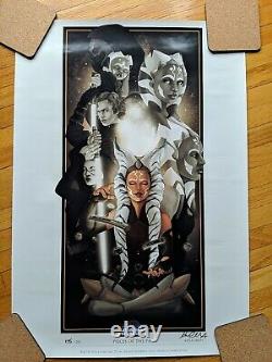 STAR WARS CELEBRATION Europe Limited edition Ahsoka Tano Art Print Sold Out