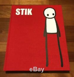 STIK Signed & Doodled Hardcover Book SOLD OUT RARE ART