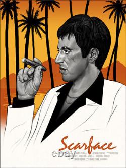 Scarface by Mike Mitchell Variant Rare Sold out Mondo print