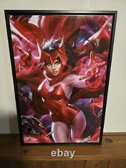 Scarlett Witch HD Aluminum Metal Art Print 32/50 SOLD OUT DYNAMITE SIDESHOW