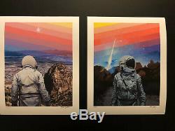 Scott Listfield Art Print Poster Set (2) Rainbow 1 And 2 Giclee S/N Sold Out