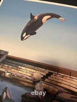 Scott Listfield Orca Astronaut Art Print Sold Out Edition of 50 Antler Gallery
