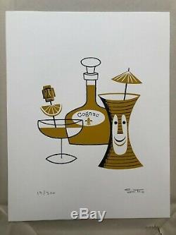 Shag Josh Agle Cocktail Collection Set of 12 Serigraphs #13/200 Sold Out Prints