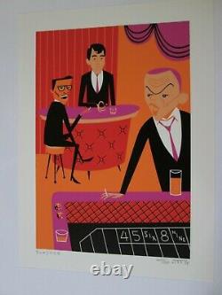 Shag Josh Agle Rat Pack My Way signed print Frank Sinatra Dean Martin sold-out