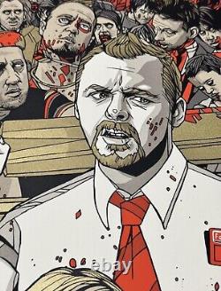 Shaun Of The Dead Tyler Stout S/N Sold Out Limited Edition Only 710 Made Mondo