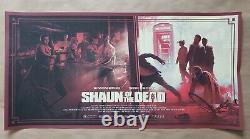 Shaun of the Dead Lithograph Print Juan Ramos Poster Art Rare Sold Out Limited