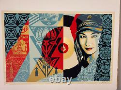 Shepard Fairey Art Print Raise The Level 19 S/N Obey Giant Silkscreen Sold Out
