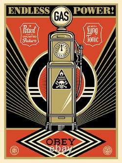 Shepard Fairey Endless Power Fine Art Print (2013) Obey Giant Rare & Sold Out