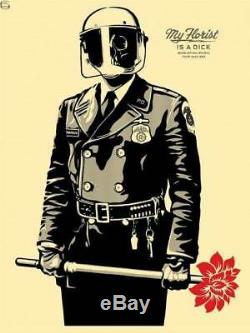 Shepard Fairey My Florist Is A Dick Print 2015 OBEY Giant Poster Mint Sold out