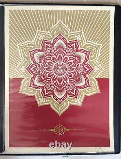 Shepard Fairey OBEY HOLIDAY MANDALA PRINT RARE 2013 SOLD OUT