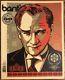 Shepard Fairey Obey Giant Bant Magazine Mustafa Kemal Ataturk Print Sold Out Mbw