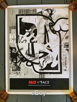 Shepard Fairey X Dface Face To Face Signed & Numbered Sold Out Obey
