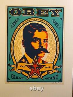 Shepard Fairey Zapata 2020 Art Print S/N Obey Giant Screen Print x/500 Sold Out