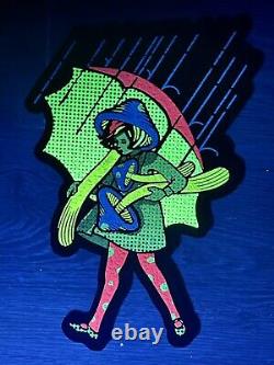 Shroom Girl Slinger Moodmat, UV & Glow, Brand New, Sold out, Limited Edition