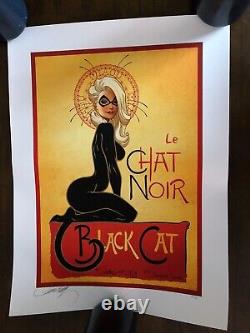 Sideshow Collectibles Marvel Le Chat Noir Black Cat Art Print 287/300 Sold Out