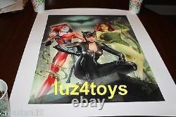 Sideshow Gotham City Sirens Premium Art Print limited 300 SOLD OUT