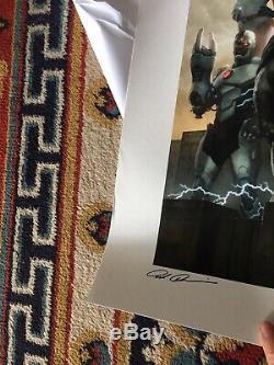 Sideshow mondo Justice League SIGNED Art Print poster 18x24 xx300 sold out RARE