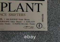 Sold Out Robert Plant Australia Tour Screen Print Richey Beckett NT Mondo
