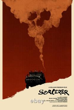 Sorcerer by Jay Shaw Hand Signed by William Friedkin Sold out Mondo Print
