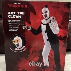 Spirit Halloween 6.2 Ft Art the Clown Animatronic Terrifier Brand New Sold Out