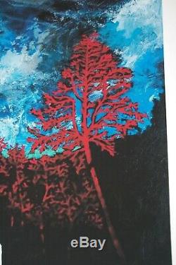 Stanley Donwood Run signed art print poster COA sold out foil woods forest trees