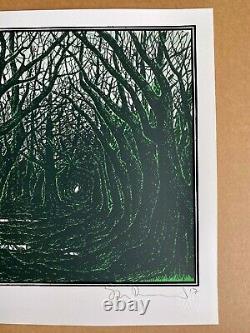 Stanley Donwood'Secret Green Wood' Screen Print, Ed 73/169 Pristine Sold Out